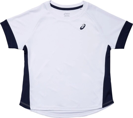Asics Girls Tennis Ss Top White L