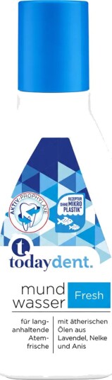 Today Dent Fresh – Konsentrert munnskyll med eteriske oljer 125 ml.