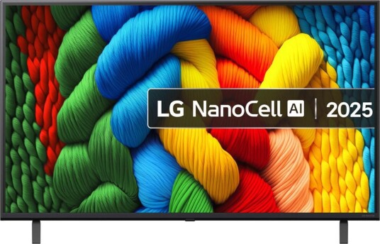 LG 43" NANO80 AI 4K NanoCell Smart TV med Alpha 7-prosessor 2025