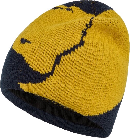 Fjellreven Bergtagen Jacquard Beanie Dark Navy mustard Yellow One Size Fjellreven Bergtagen Jacquard Beanie Dark Navy mustard Yellow One Size