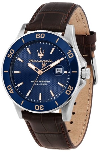 Maserati Herreklokke R8851100004 Competizione Blå/Lær Ø43 mm