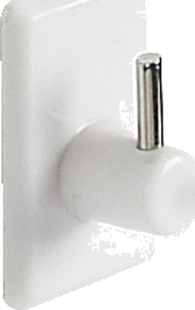 Spirella krok gardinkrok hvit 30x18