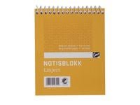 Notisblokk Emo 8x10cm 60g 50bl linj spir Notisblokk Emo 8x10cm 60g 50bl linj spir