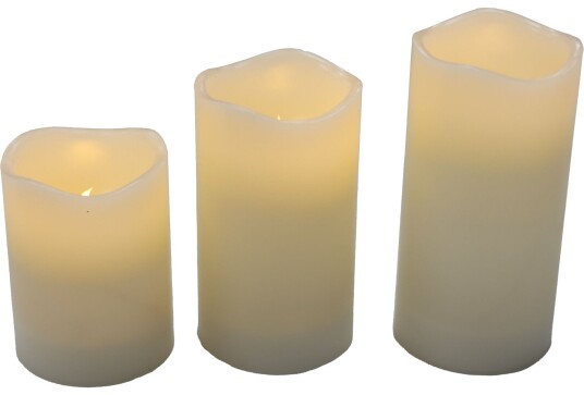 Newgarden Dolo LED kubbelys - 10/12/15 cm - 3 stk Newgarden Dolo LED kubbelys - 10/12/15 cm - 3 stk