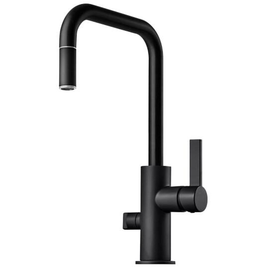 Tapwell Arm887 Uttrekk + Avstengning Svart Matt (TA-9423536)