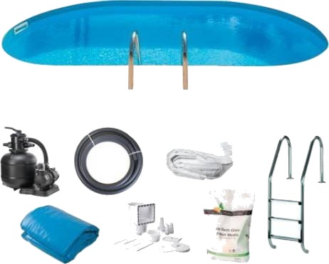 Swim & Fun nedgravd basseng oval 500 x 300 x 120 cm KPEOV5027 Swim & Fun nedgravd basseng oval 500 x 300 x 120 cm KPEOV5027