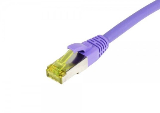 Patchkabel Rj45 Cat6a 500Mhz 05M Lilla Sstpsftp Tpelszhultraflex Awg26 Med Cat7 Råkabel Synergy 21