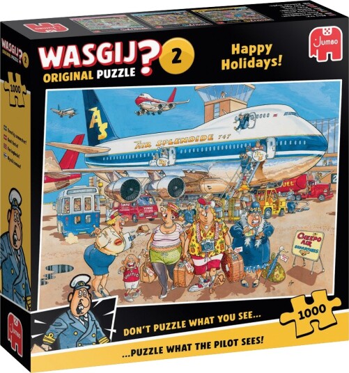 Wasgij Original 2 Puslespill   1000 brikker   Happy Days