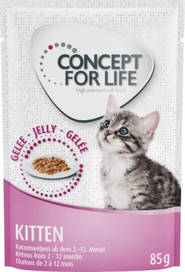 Concept For Life Kitten + Kitten I Gelè 2 X 10 kg + 12 X 85 G