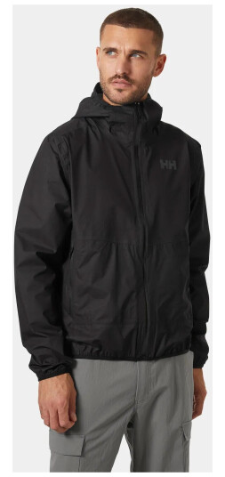 Helly Hansen Men’s Verglas 2.5 Layer Fastpack Jacket Svart L