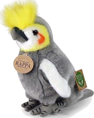 Rappa Plysj Realistisk Maskot Papegøye Kakadue Nimfe 18 Cm Eco-Friendly Rappa Plysj Realistisk Maskot Papegøye Kakadue Nimfe 18 Cm Eco-Friendly