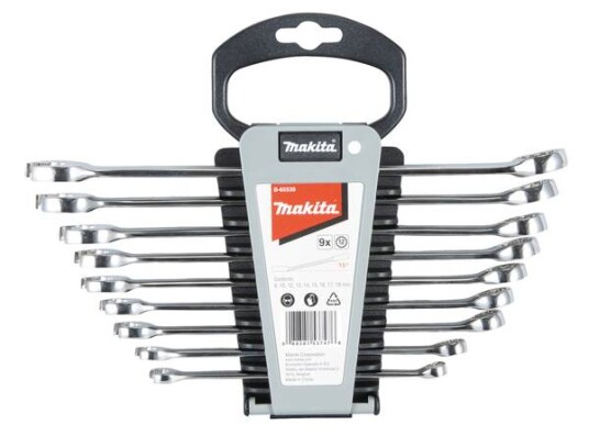 Makita B-65539 9-Delt Kombinasjonsnøkkelsett i Håndverktøy Makita B-65539 9-Delt Kombinasjonsnøkkelsett i Håndverktøy