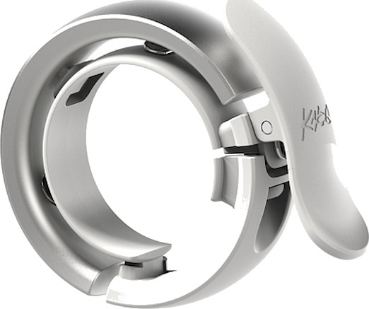 Knog Oi Prima ringeklokke large grå 23,8 til 31,8 mm styrediameter