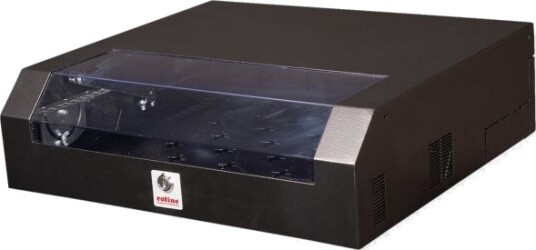 Roline 26.21.0185 Veggmonterbar Hylle 5U 30 Kg Nøkkellås Rack Skinner 8.5 Kg