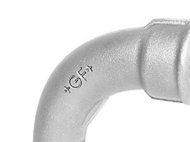 Bøjning 90° Galvaniseret Lang Muffe/Nippel 1 1/4