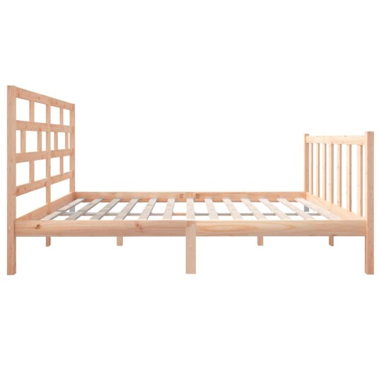 vidaXL Sengeramme heltre furu 120x190 cm 4FT Small Double