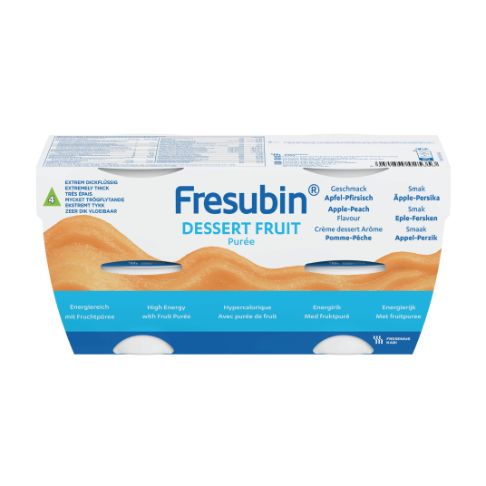 Fresubin Fresubin dessert fruit Eple og fersken 4x125 ml Fresubin Fresubin dessert fruit Eple og fersken 4x125 ml