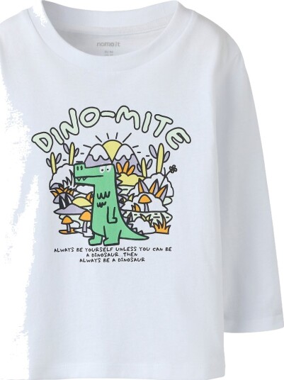 Name It Genser - NmmDakan - Bright White - Name It - 4 år (104) - Genser - Hvit