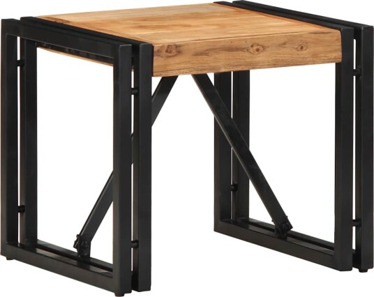 Salongbord 40x40x35 cm heltre acacia