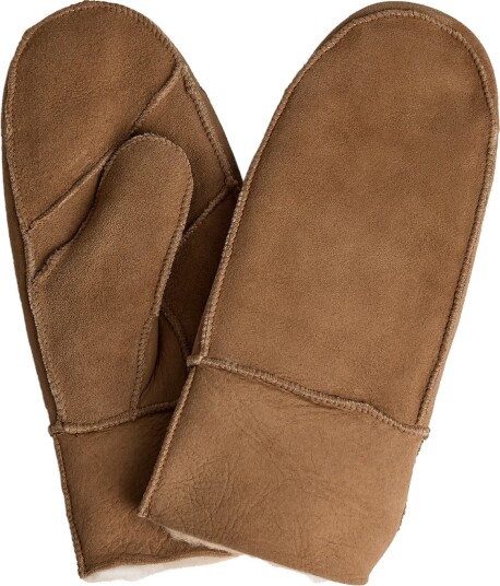 DEPECHE Sheepwool Mittens - 013 TAN - 7.5