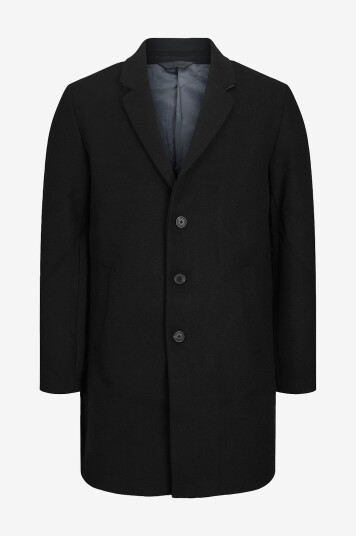 Jack & Jones Frakk jjeHarrison Wool Coat SN Svart