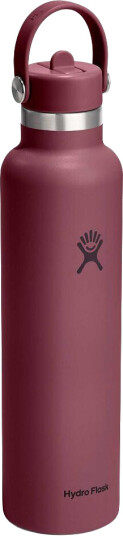 Hydro Flask Standard Flex Straw Cap drikkeflaske 621 ml - burgunder