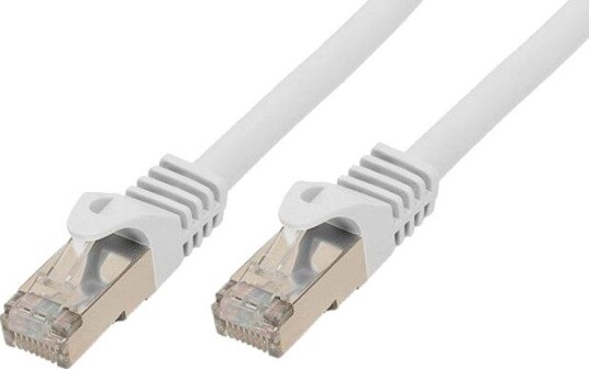 S/Conn Standard Patchkabel Cat. 6A Med Rundkabel Cat.7 S/Ftp Dobbelt Skjermet Halogenfri Hvit 7,5 M 16675517W