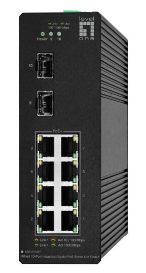 Levelone Igs-2110P, Håndtert, L2, Gigabit Ethernet (10/100/1000), Full Tosidig, Strøm Over Ethernet (Poe) Levelone Igs-2110P, Håndtert, L2, Gigabit Ethernet (10/100/1000), Full Tosidig, Strøm Over Ethernet (Poe)