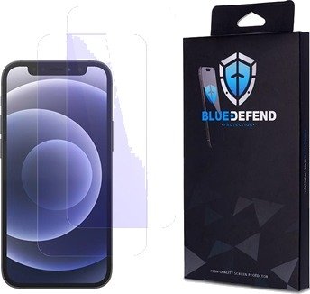 iPhone 12 Mini BlueDefend Anti-Blue Light Skjermbeskyttere Beskyttelsesglass - 2 stk.
