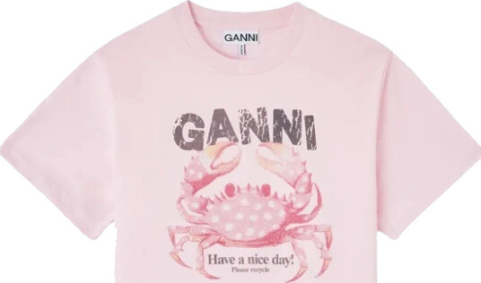 Ganni Dame Topper Rosa S,
