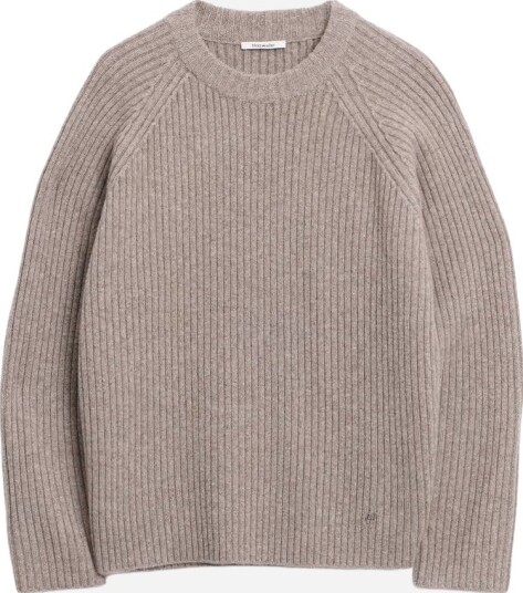 Holzweiler Adrian rib crewneck S beige herre