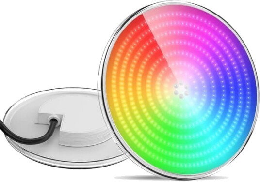 Hartsfyllt LED bassenglys 35W PAR56 RGB Bassenglys Flerfarget