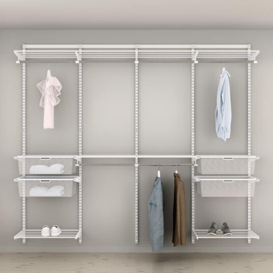 Innredningsløsning Elfa Garderobe Nr 18 Hvit