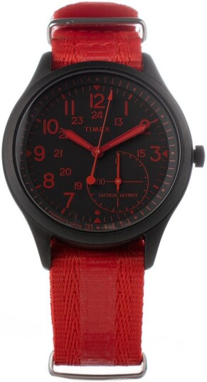 Timex Herreklokke TW2V10900LG Sort/Tekstil Ø41 mm Timex Herreklokke TW2V10900LG Sort/Tekstil Ø41 mm