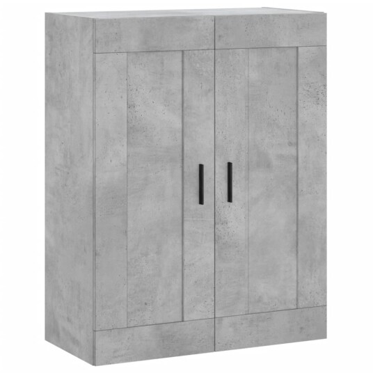 vidaXL Highboard betong grå 69,5x34x180 cm konstruert tre 8720845490591