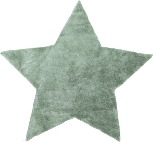 Barneteppe Aranga Super Soft Star grønn Størrelse: Ø 160 cm