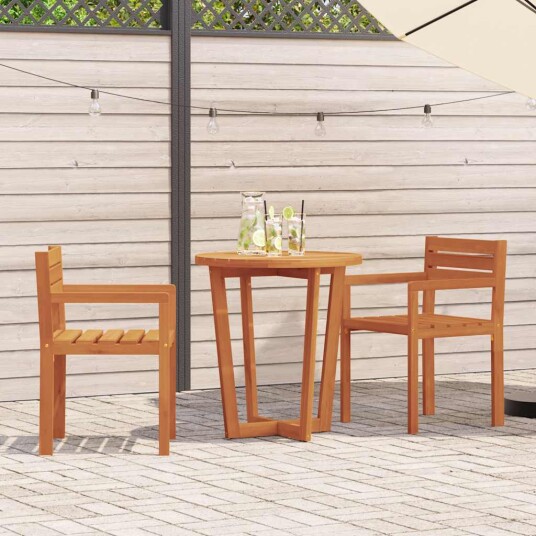 Hagestoler 2 stk 50x53x80 cm heltre akasie
