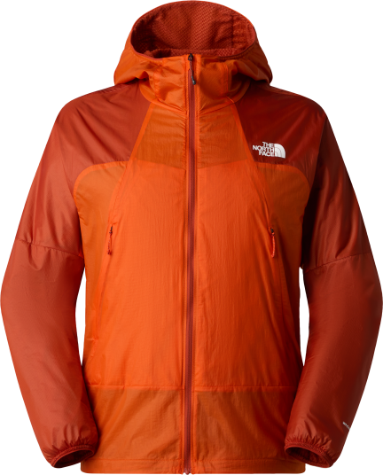 The North Face Men"s Ridgelite FUTUREFLEECE Wind Jacket Lava Red/Iron Clay S