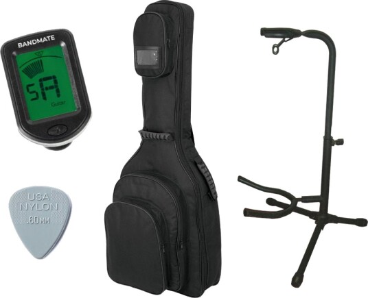 Spansk gitar 4/4 tilbehørspakke