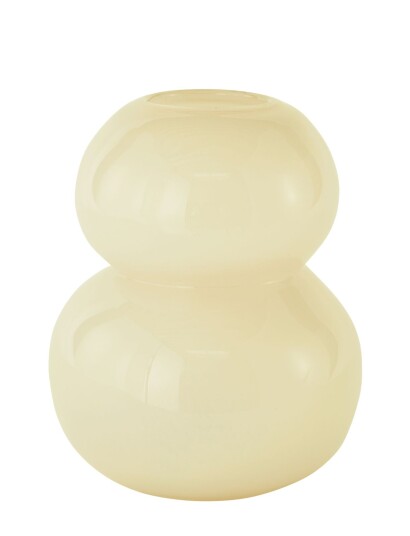 Oyoy Living Design Lasi Vase Large Cream VANILLA H13.7CM