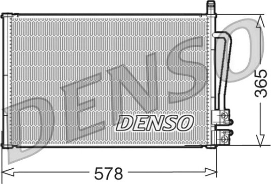 Kondensator, klimaanlegg DENSO DCN10008