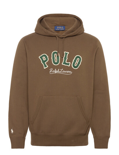 Polo Ralph Lauren The Rl Fleece Western-Logo Hoodie - Brown - M