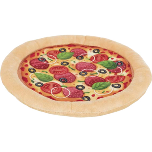 Pizza Plysj Flerfarget 26 cm