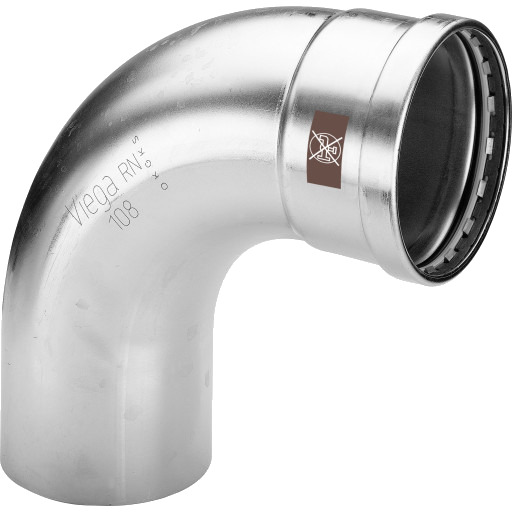 VIEGA 90° 88,9mm Temponox XL bøy 90°