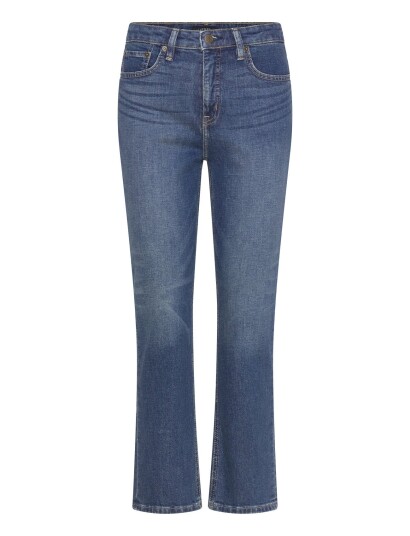 Lauren Ralph Lauren High Rise Straight Ankle Jean Blue 36