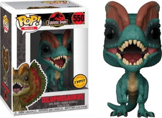 Northix POP-figur Jurassic Park Dilophosaurus Chase