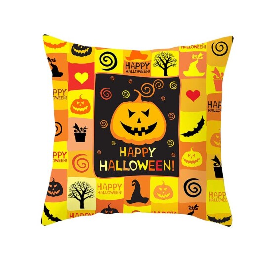 2023 New Halloween Peach Skin Putetrekk sett med 2