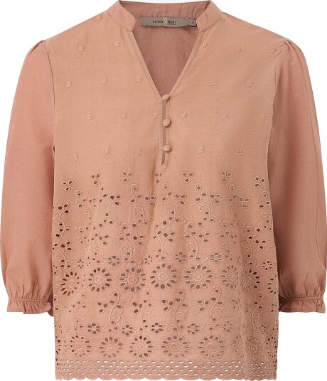 Costamani Bluse Sand Brun Costamani Bluse Sand Brun