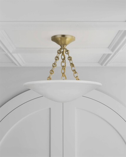 Mollino 16" plafond antik mässing
