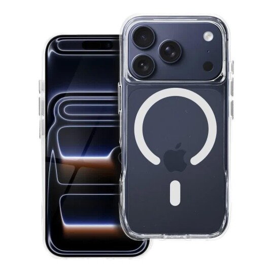 ROAR Slim Defender MagSafe deksel for iPhone 17 Pro Max Gjennomsiktig